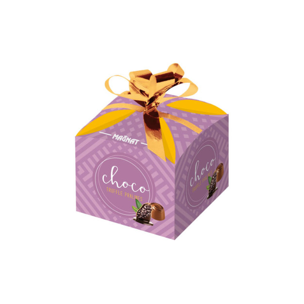 Small chocolate box with a bow by Magnat